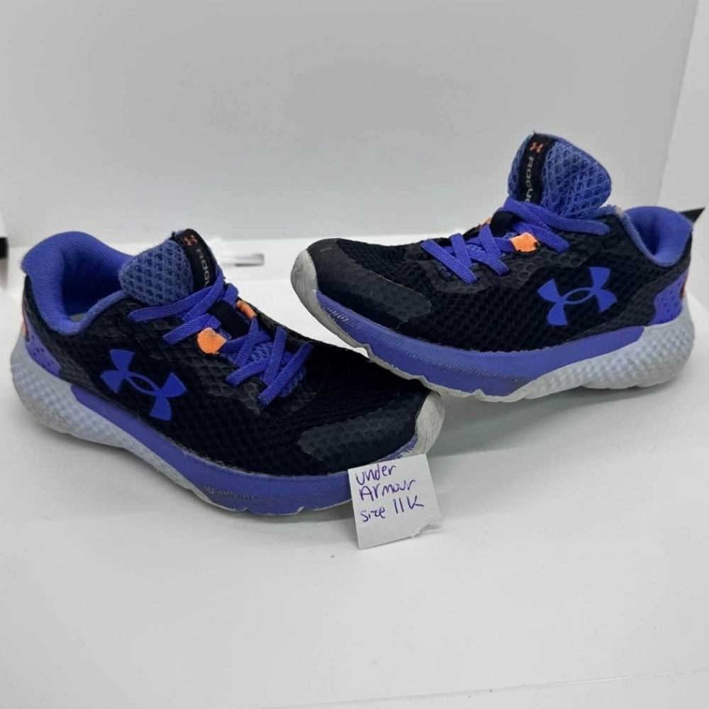 Under Armour Kids Sneakers - Black and Blue